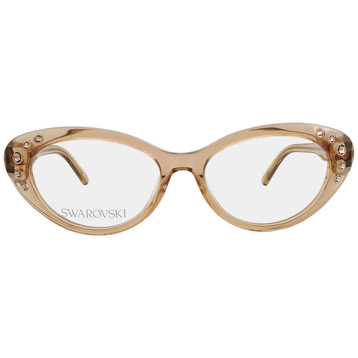 Swarovski Brown Cat Eye Sunglasses for Women