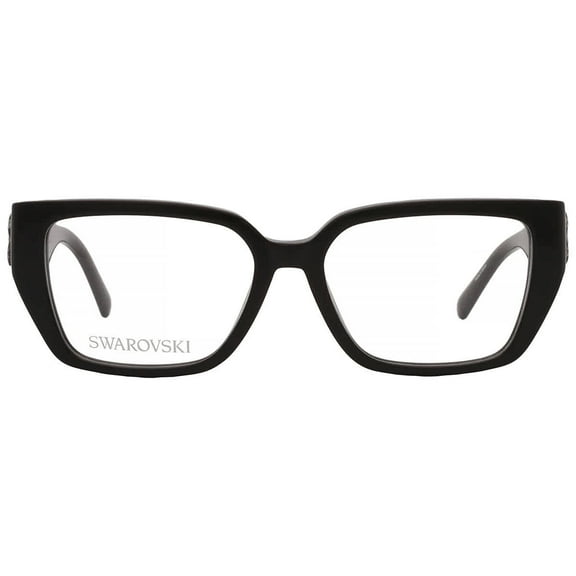 Swarovski Lattice Crystal Eyeglasses SK5446 001 Black 54mm