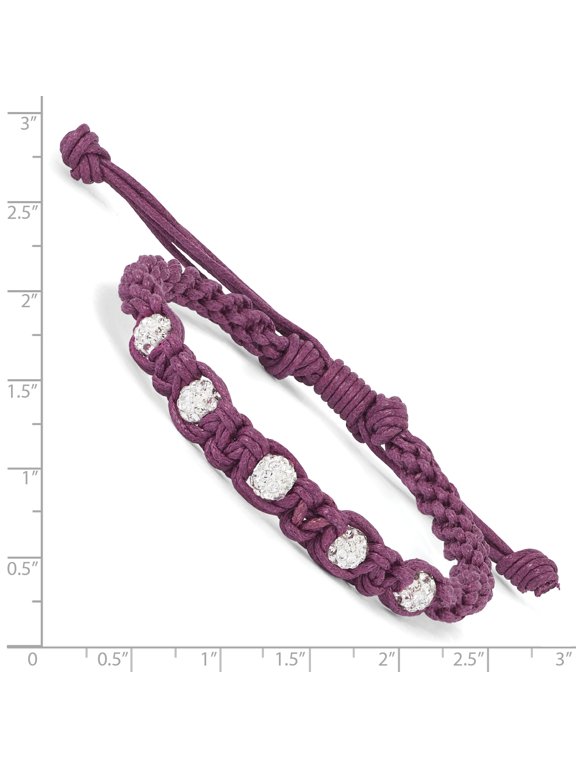 Swarovski Elements & Fort Worth Spirit Macrame Bracelet