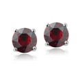 thumbnail image 1 of Swarovski Elements Ruby July Birthstone Stud Earrings, 1 of 3