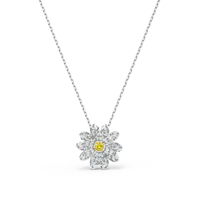 Swarovski Eternal Flower Pendant Necklace, Mixed Finish 5512662