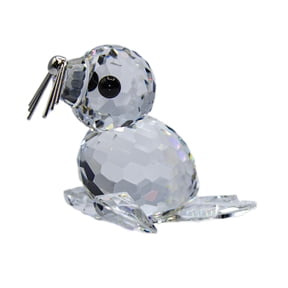 Swarovski Figurine: 012530 Mini Seal | Faceted Crystal