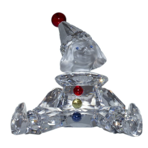 Swarovski Figurine: 217207 Puppet Clown | Faceted Crystal
