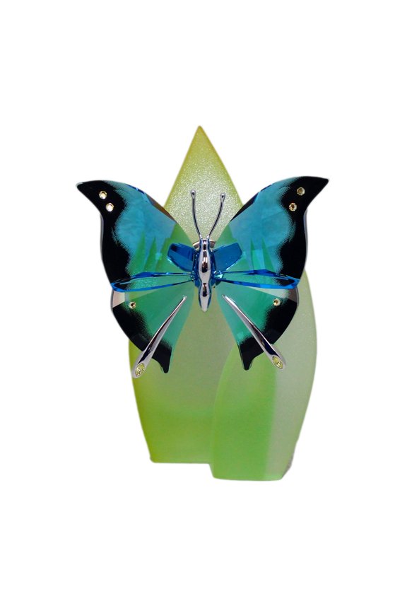 Figurine: 622735 Ambur Butterfly - Blue Turquoise | Faceted Crystal