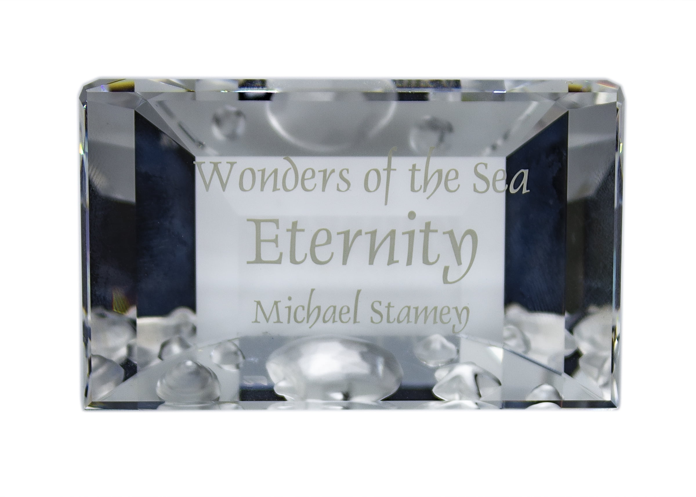 Swarovski Figurine: 855626 Title Plaque - Eternity | Faceted
