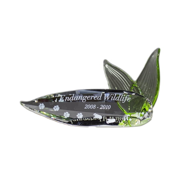 Swarovski Figurine: 906929 Plaque Endangered WildLife | Faceted Crystal