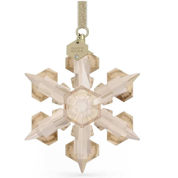 Swarovski Gold Tone Festive Annual Edition 2022 Ornament