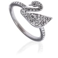 thumbnail image 1 of Swarovski Iconic Swan Ring- Size 52, 1 of 3