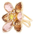 thumbnail image 1 of Swarovski Idyllia Flower Motif Gold-Tone Plated Ring, Size 58 (US 8), 1 of 1