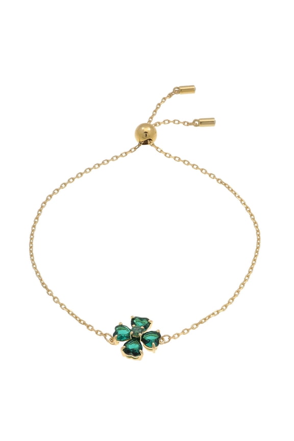 Idyllia Green Clover Motif Bracelet