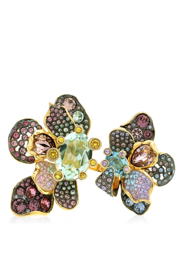 Idyllia Mixed Cuts Flower Ring, Size 58 (US 8)