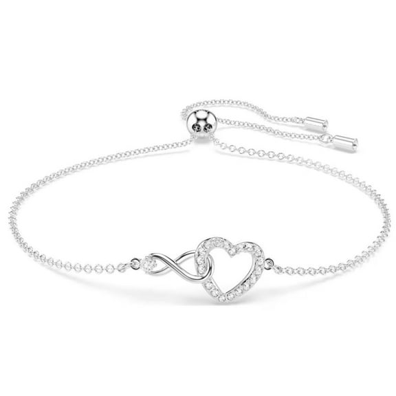 Swarovski Ladies Infinity Heart Bracelet