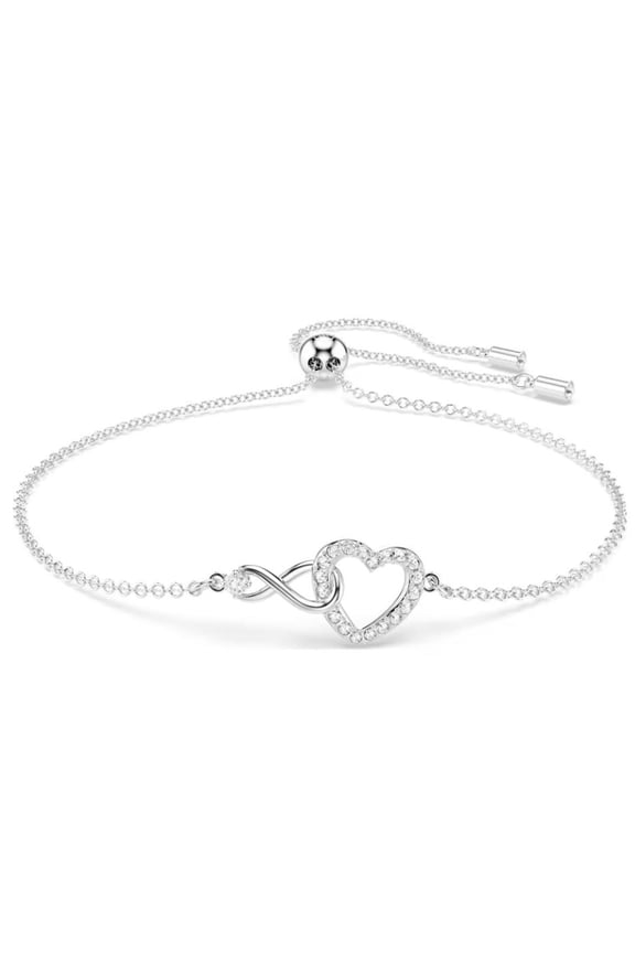 Ladies Infinity Heart Bracelet
