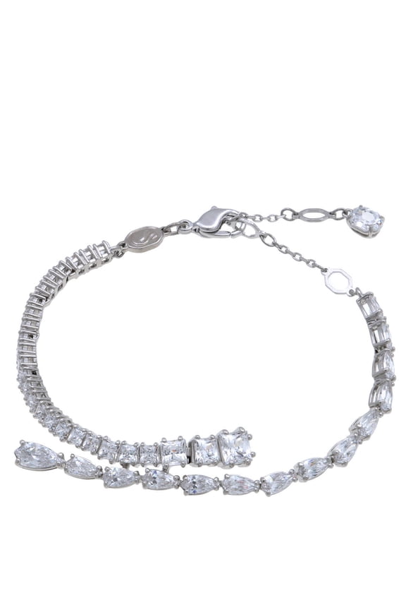 Matrix Soft Bracelet Rhodium Shiny White