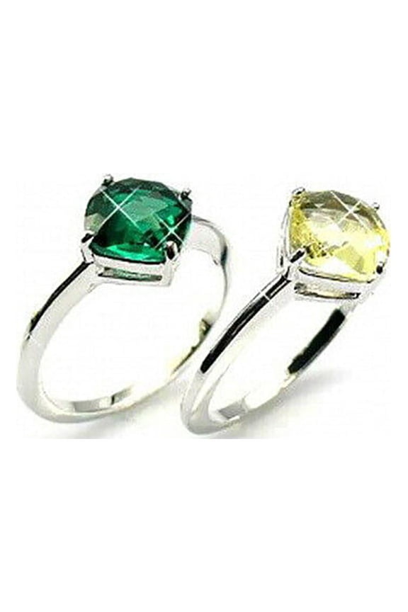 LEA EMERALD Pair of Rings (Small/52/6) -1047371