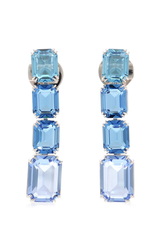 Ladies Millenia Octagon Cut Drop Earrings