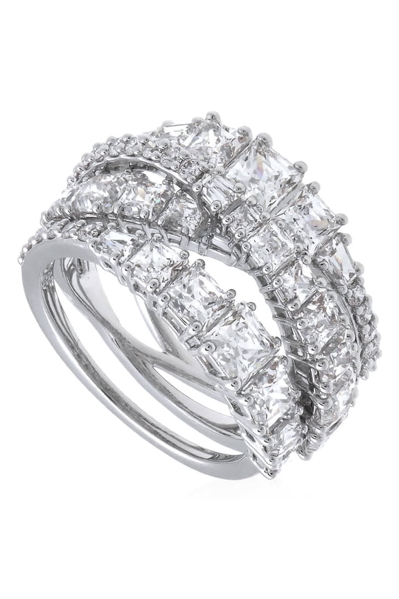Ladies Twist Wrap Ring, Size 52 (US 5.75)