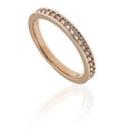 thumbnail image 1 of Swarovski Ladies White/Rose,gold Tone Plated Rare Ring, Brand Size 55 (US 6.75), 1 of 1
