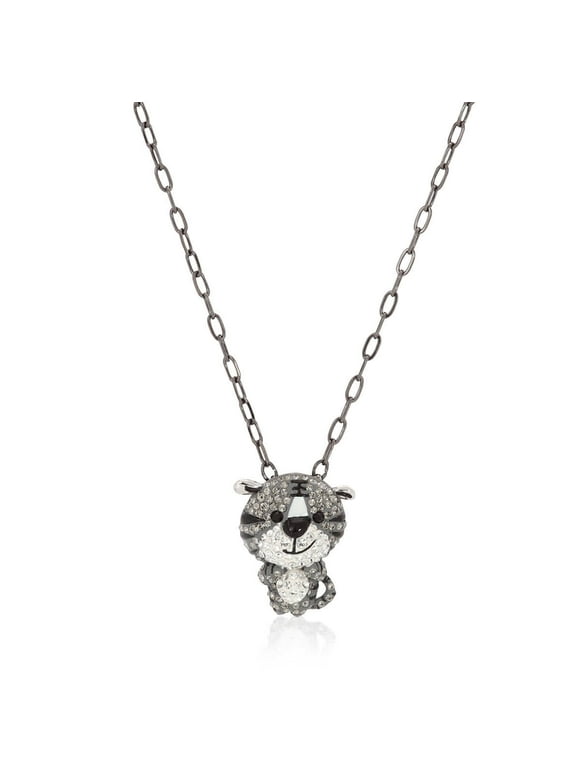 Ladies Zodiac Tiger Pendant Necklace
