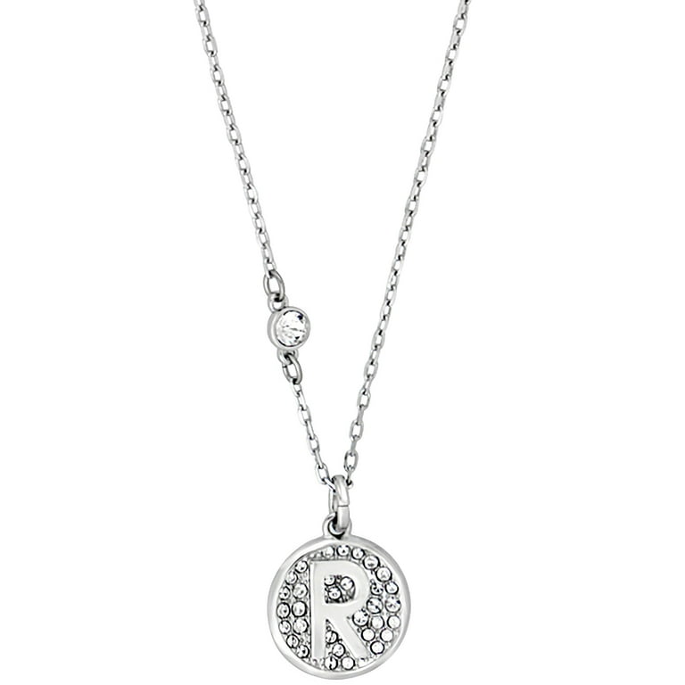 Swarovski letter necklace best sale