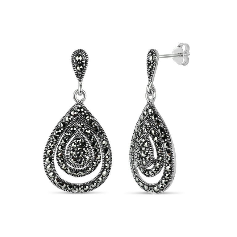 Swarovski marcasite earrings deals