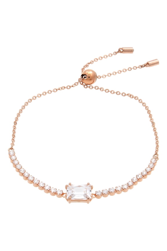 Matrix Rose Gold-Tone Tennis Bracelet