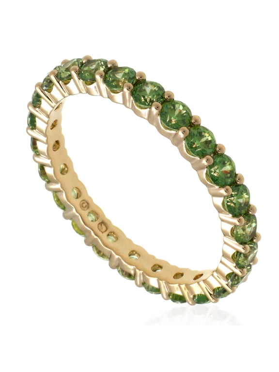 Matrix Vittore Round Cut Green Ring, Size 62 (US 9.5)