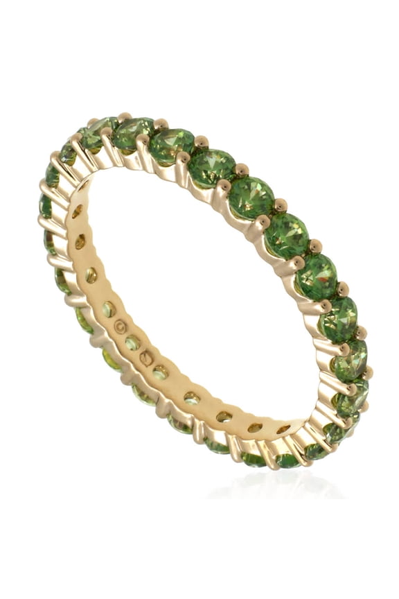 Matrix Vittore Round Cut Green Ring, Size 62 (US 9.5)