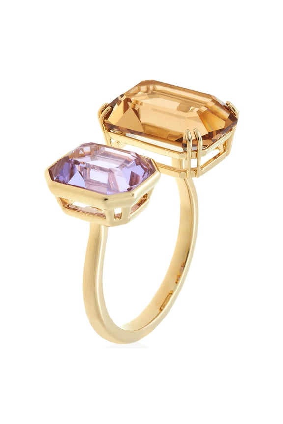 Millenia Octagon Cut Open Ring, Size 58 (US 8)