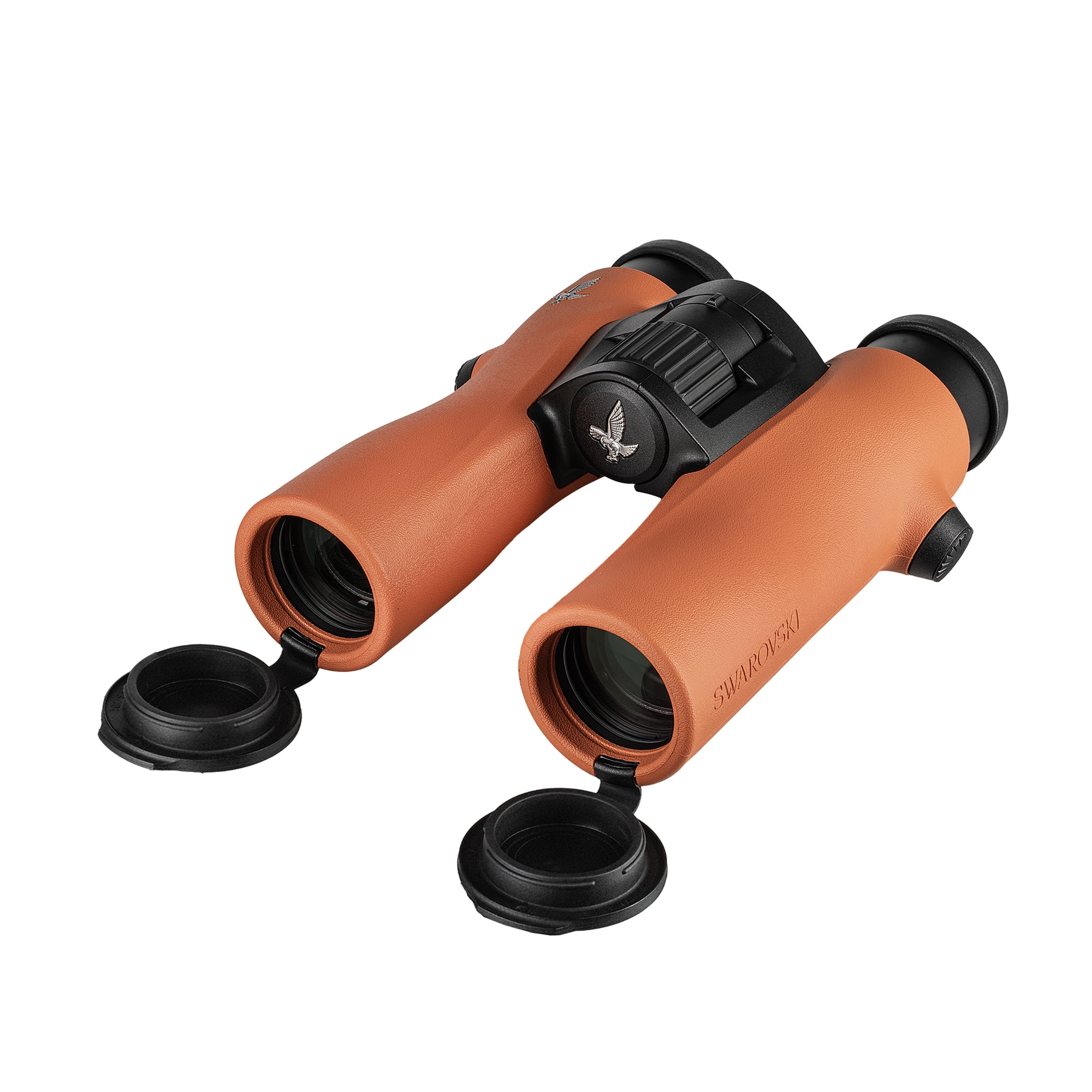 Swarovski Optik 10x32 NL Pure Waterproof Roof Prism Binoculars with 7.5 Degree Angle of View, Burnt Orange
