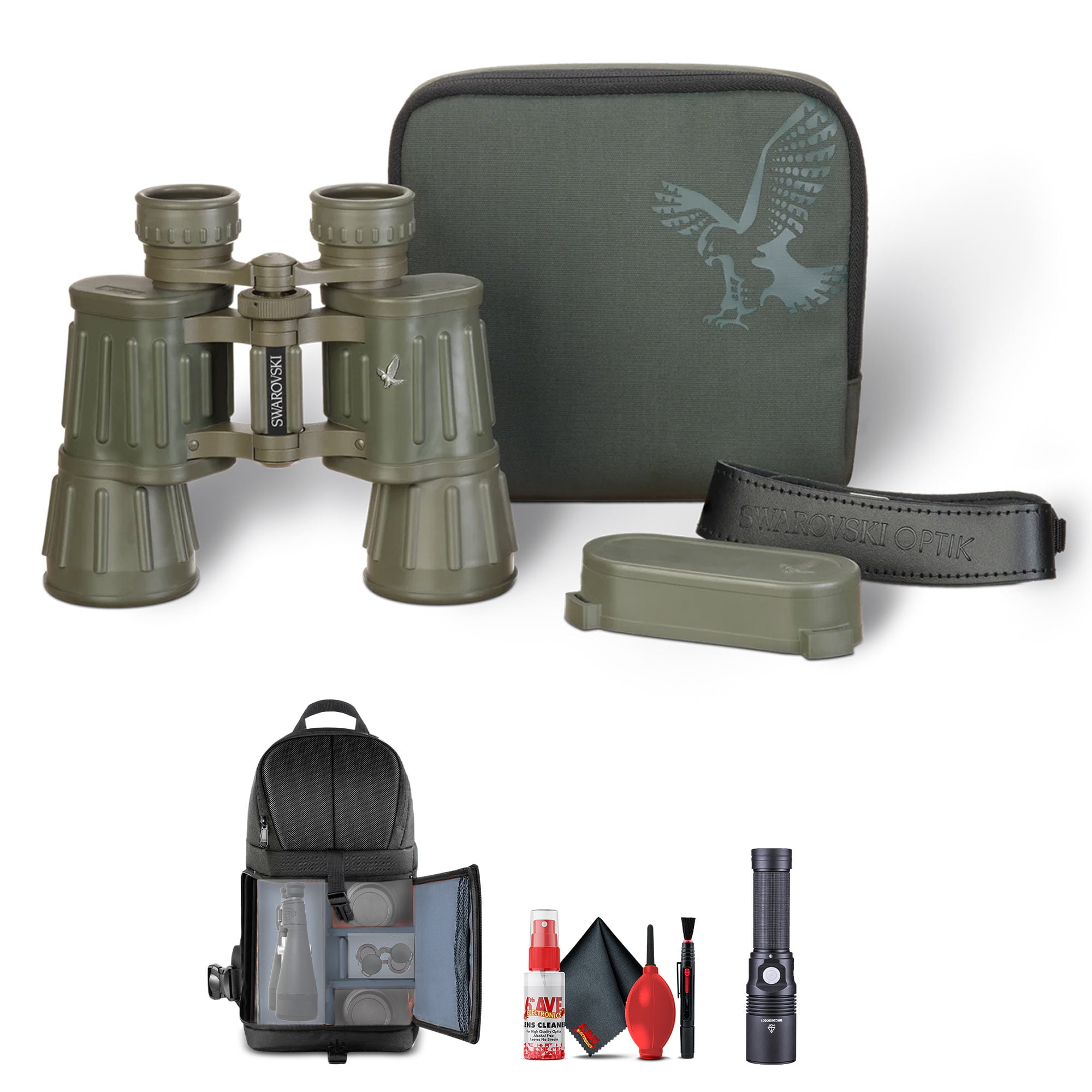 【極美品】SWAROVSKI　バセットバウンド Swarovski Optik 7x42 Habicht GA Water Proof Porro Prism Binocular