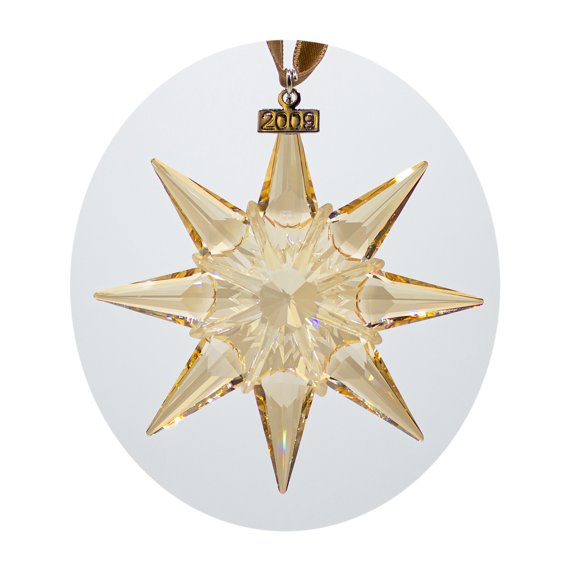 Swarovski Ornament: 1026761 SCS Christmas Star - 2009 | No Box | Faceted Crystal