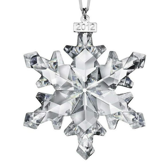 Swarovski Ornament: 1125019 Christmas Snowflake - 2012 | Faceted Crystal