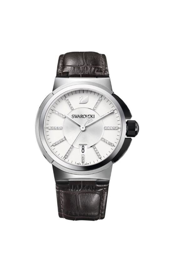 Piazza Grande Men's Brown Leather Quartz Watch 1094348