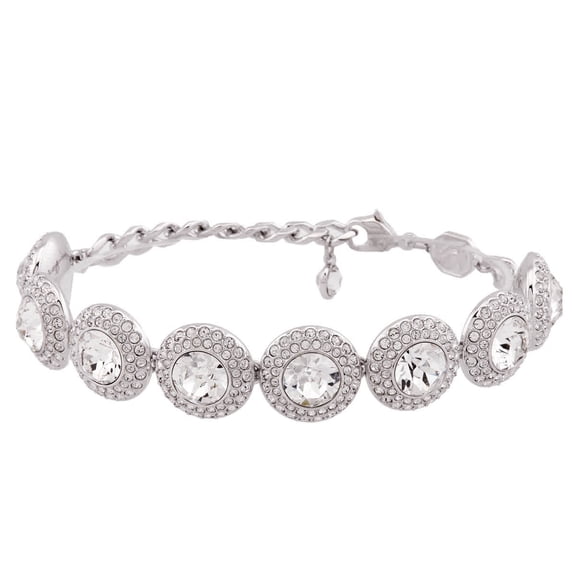 Swarovski Rhodium Plated Una Angelic Bracelet