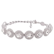 Swarovski Rhodium Plated Una Angelic Bracelet