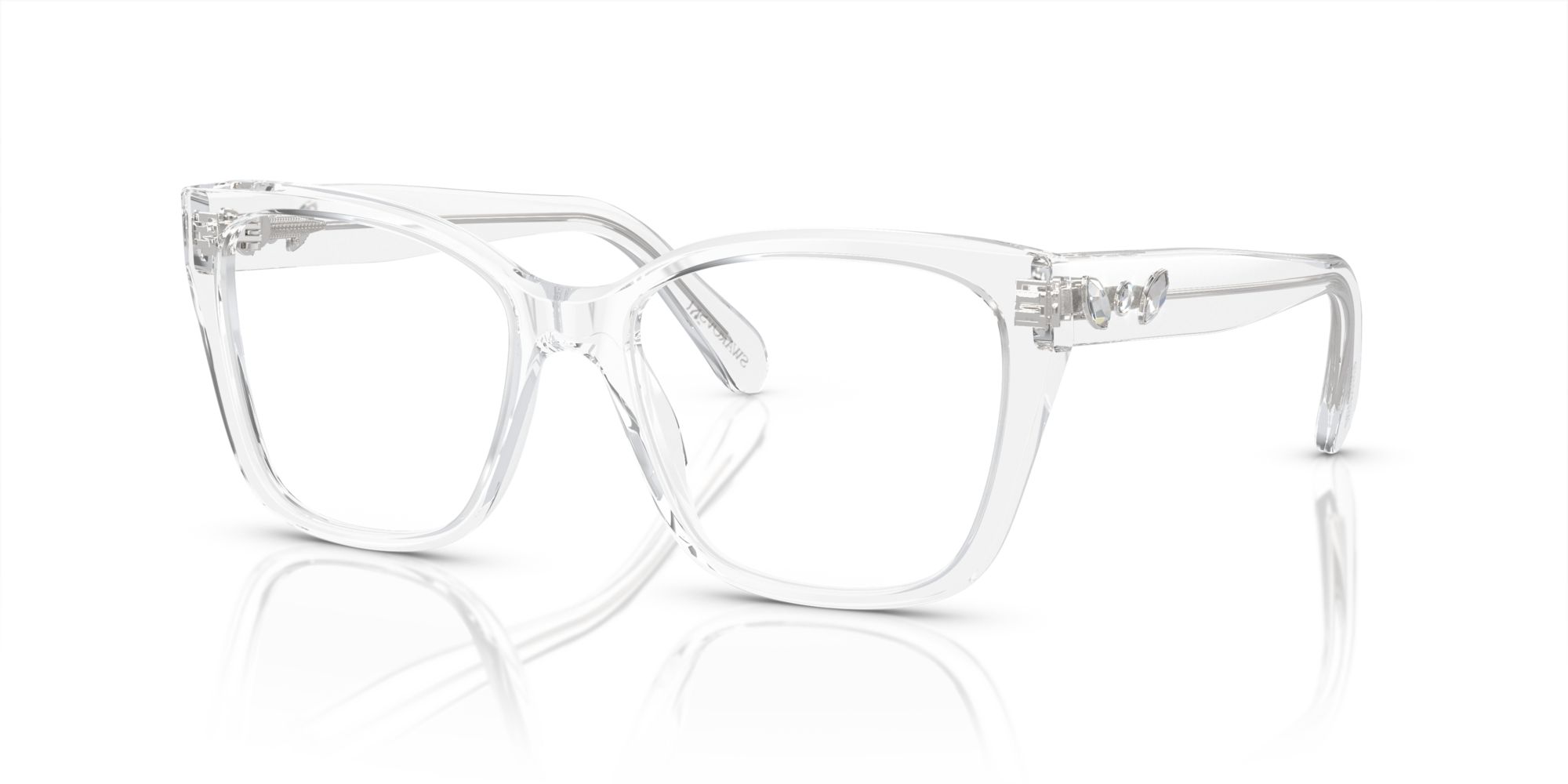 Swarovski frames Swarovski SK5441 001 Black Plastic Cat Eye Optical  main image 3