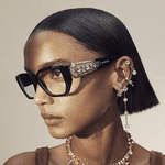 Eyeglasses Swarovski SK 5467 001 Shiny Black