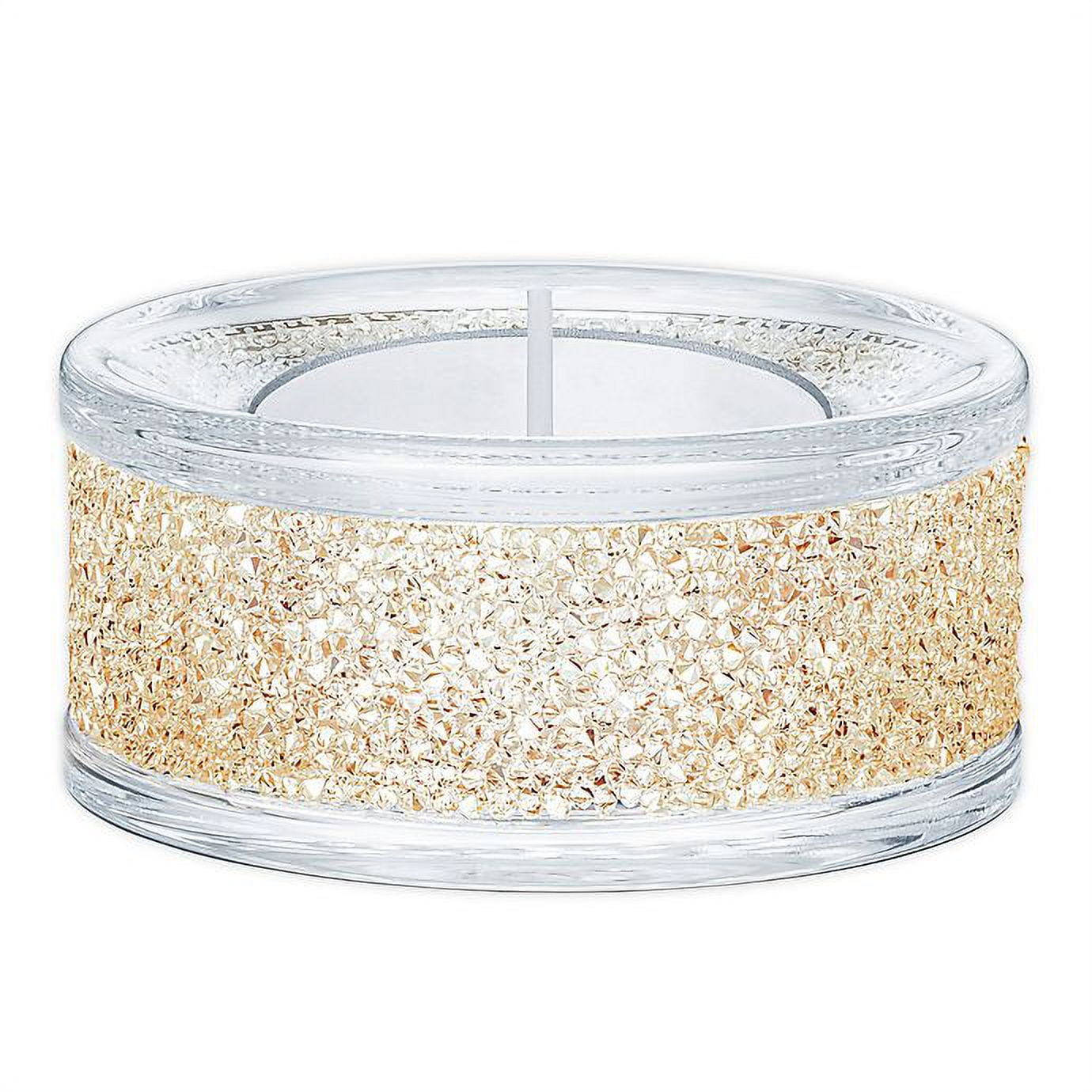 Swarovski Shimmer Tea Light Candle Holder in Gold - Walmart.com