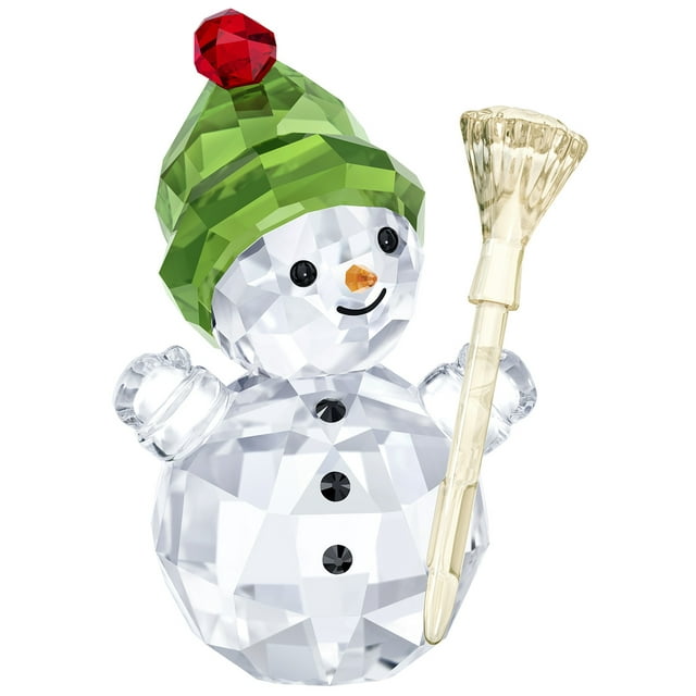 Swarovski Snowman With Broomstick Figurine 5393460