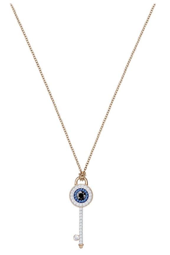 Sparkling Dance Evil Eye Key Pendant