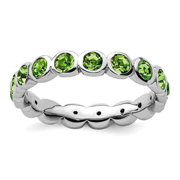 Swarovski Sterling Silver August Ring