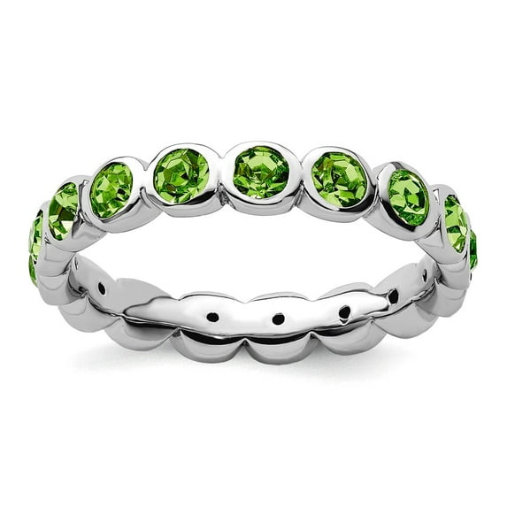 Swarovski Sterling Silver August Ring