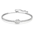 thumbnail image 1 of Swarovski Subtle Bracelet Evil Eye, White, Rhodium plated -5632062, 1 of 3