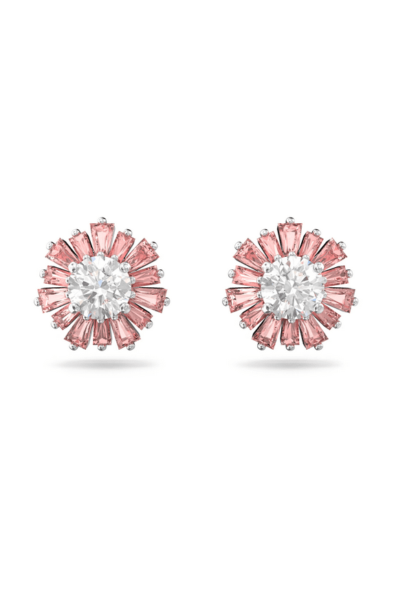Sunshine stud earrings Sun, Pink, Rhodium plated 5642962