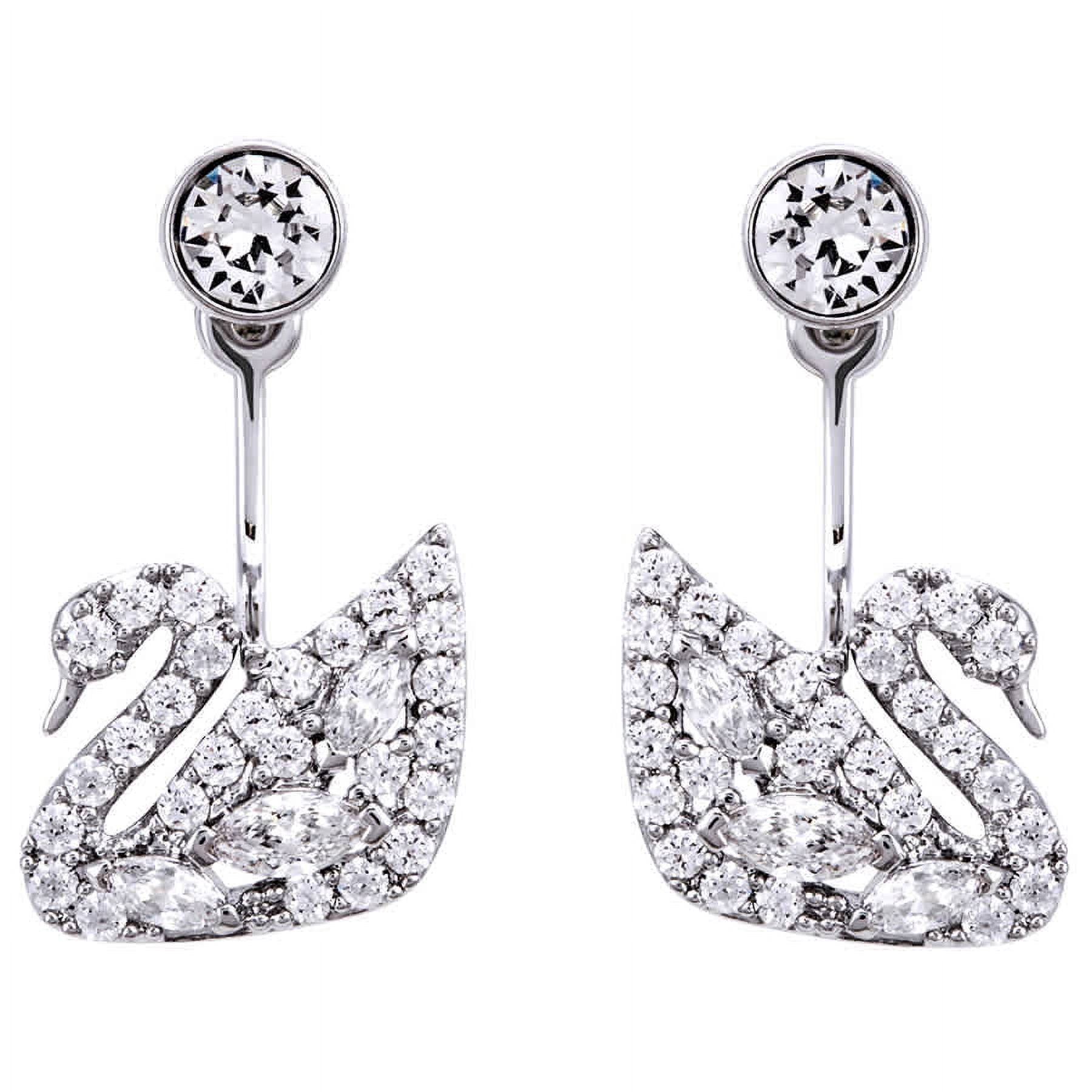 Swarovski Swan Lake Pierced Earring Jackets