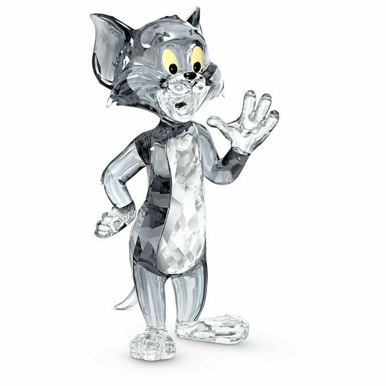 Swarovski Crystal Figurine: Tom from Tom & Jerry, Gray, 273 Facets