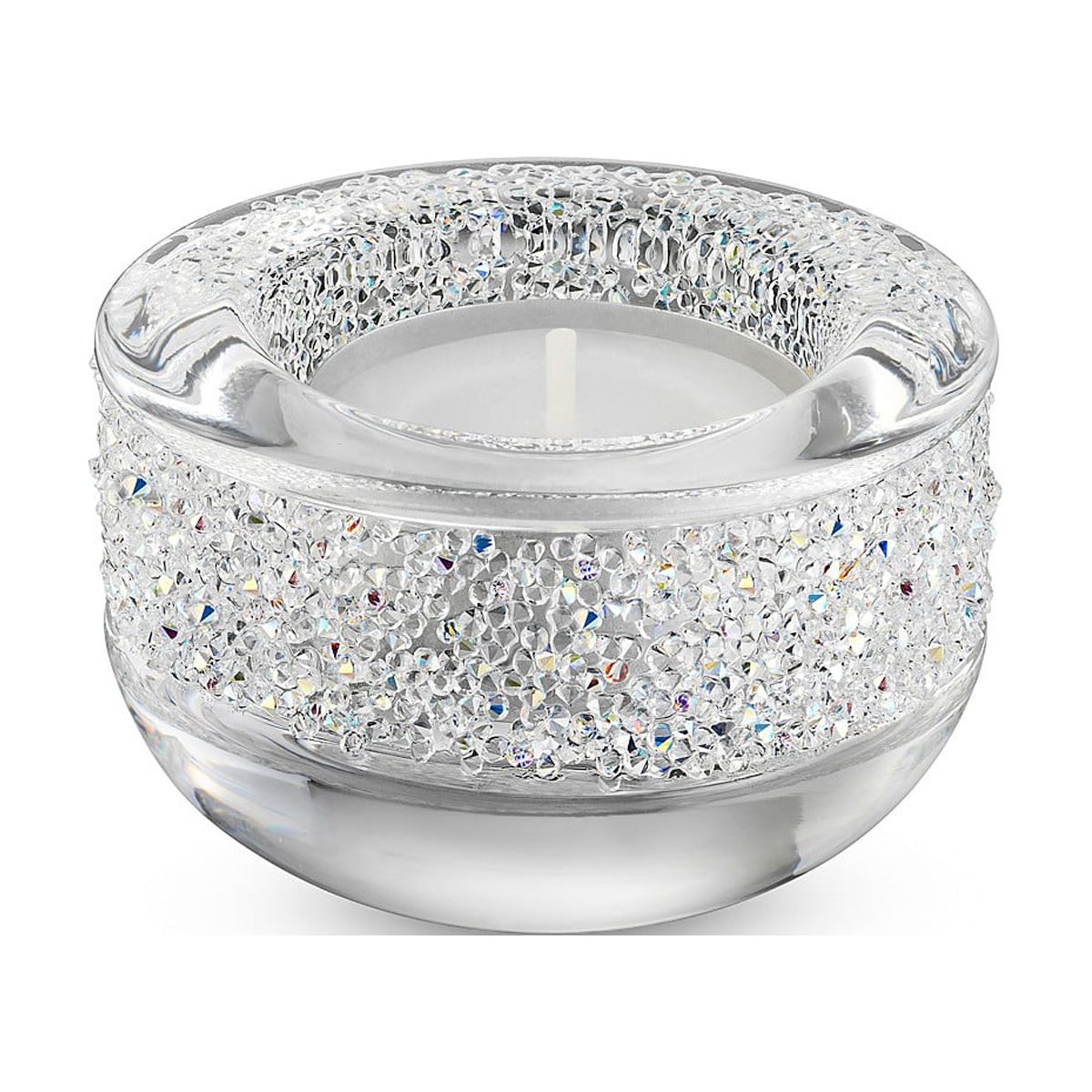 Swarovski White Crystal Candle Holder SHIMMER TEA LIGHT HOLDER 5108868