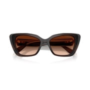 Swarovski Womens 0Sk6047 Bold Cat-Eye Sunglasses With Gradient Lenses Black