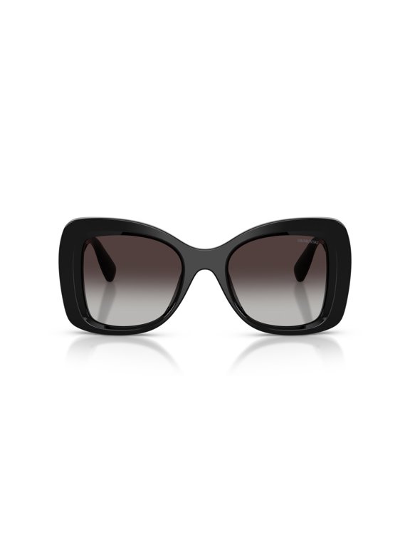 Women's 0Sk6062u Oversized Square Frame Sunglasses With Gradient Lenses Black